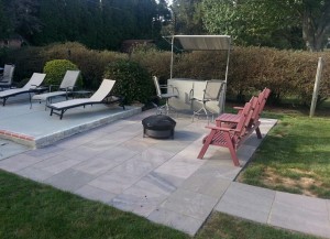 Brownstone Walkway And Patio