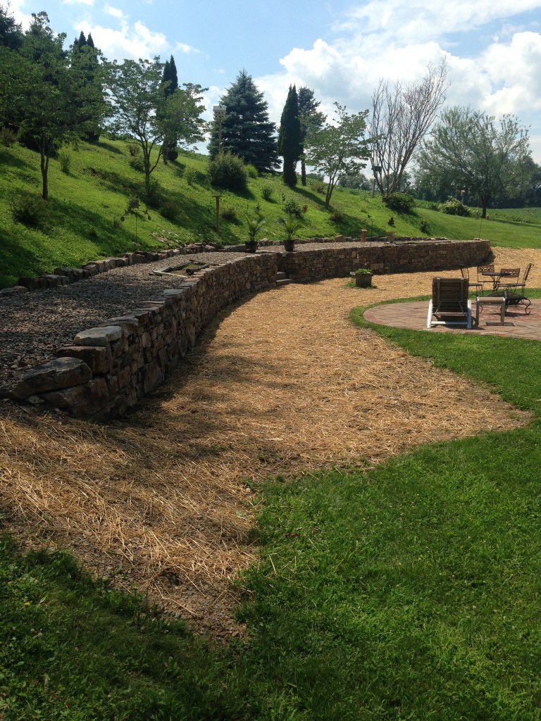 Dry Stacked Stone Wall