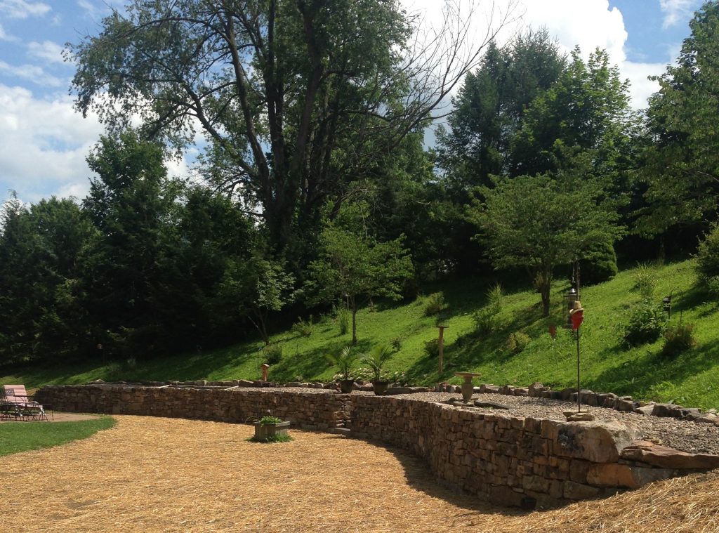 Dry Stacked Stone Wall